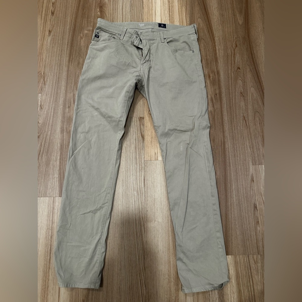 Men's AG Modern Slim Tellis Khaki 36x34